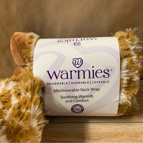 Warmies Giraffe Plush Microwaveable Neck Wrap  Heat Pad Lavender Heating Cooling - Picture 2 of 7